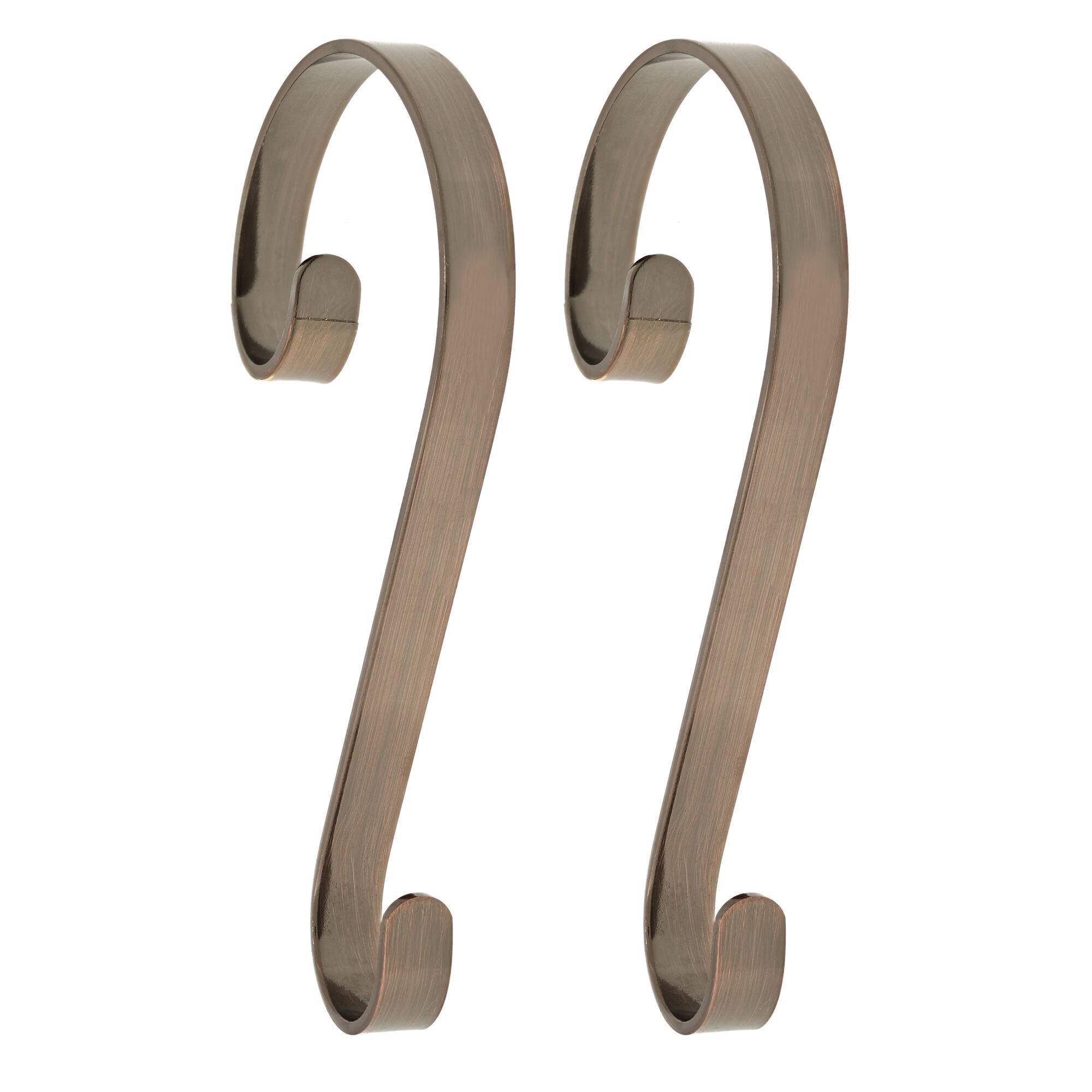 Haute Decor Stocking Scroll® Oil-Rubbed Bronze Stocking Holders